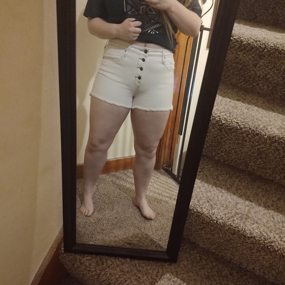 Mossimo White Denim Shorts - Picture 4 of 7